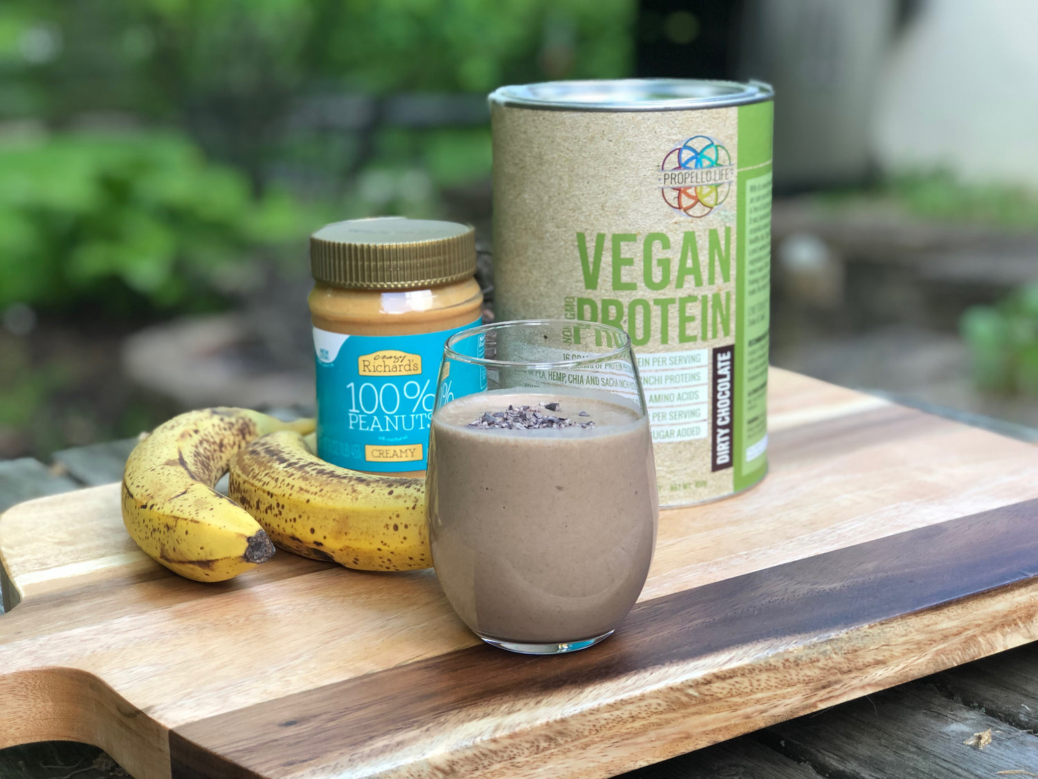 Propello Life Healthy Recipe Blog Chocolate Banana Peanut Butter Smoothie
