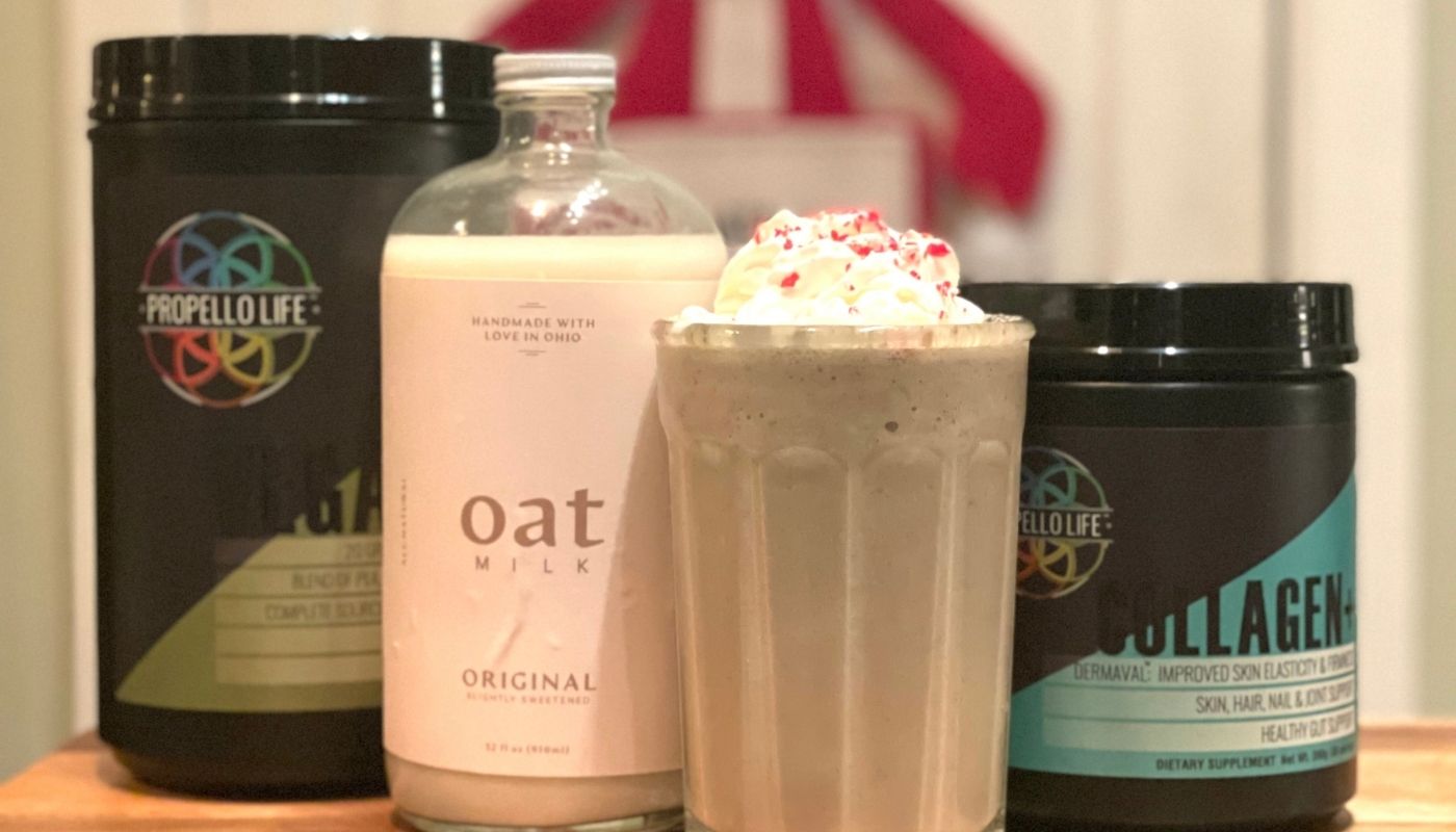 Propello Life healthy recipe holiday spice protein shake