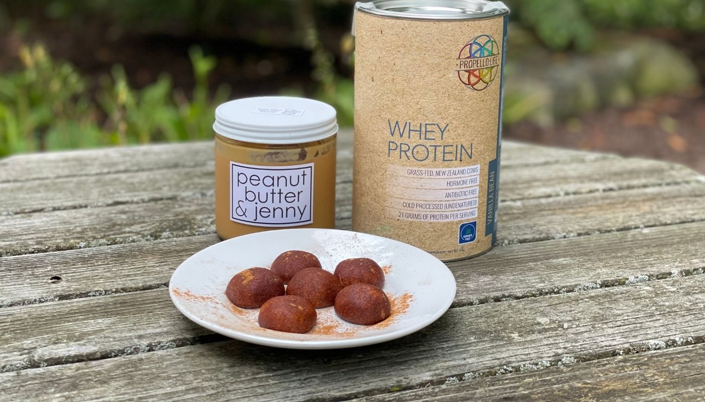 Propello Life cinnamon vanilla protein truffles healthy recipe