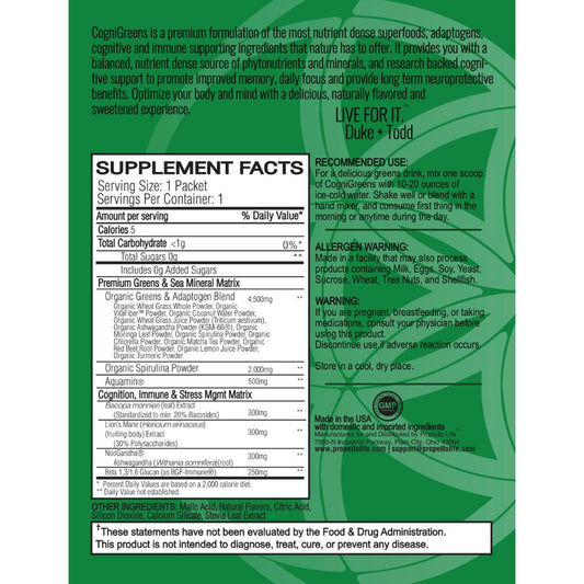 Sample Packet - CogniGreens