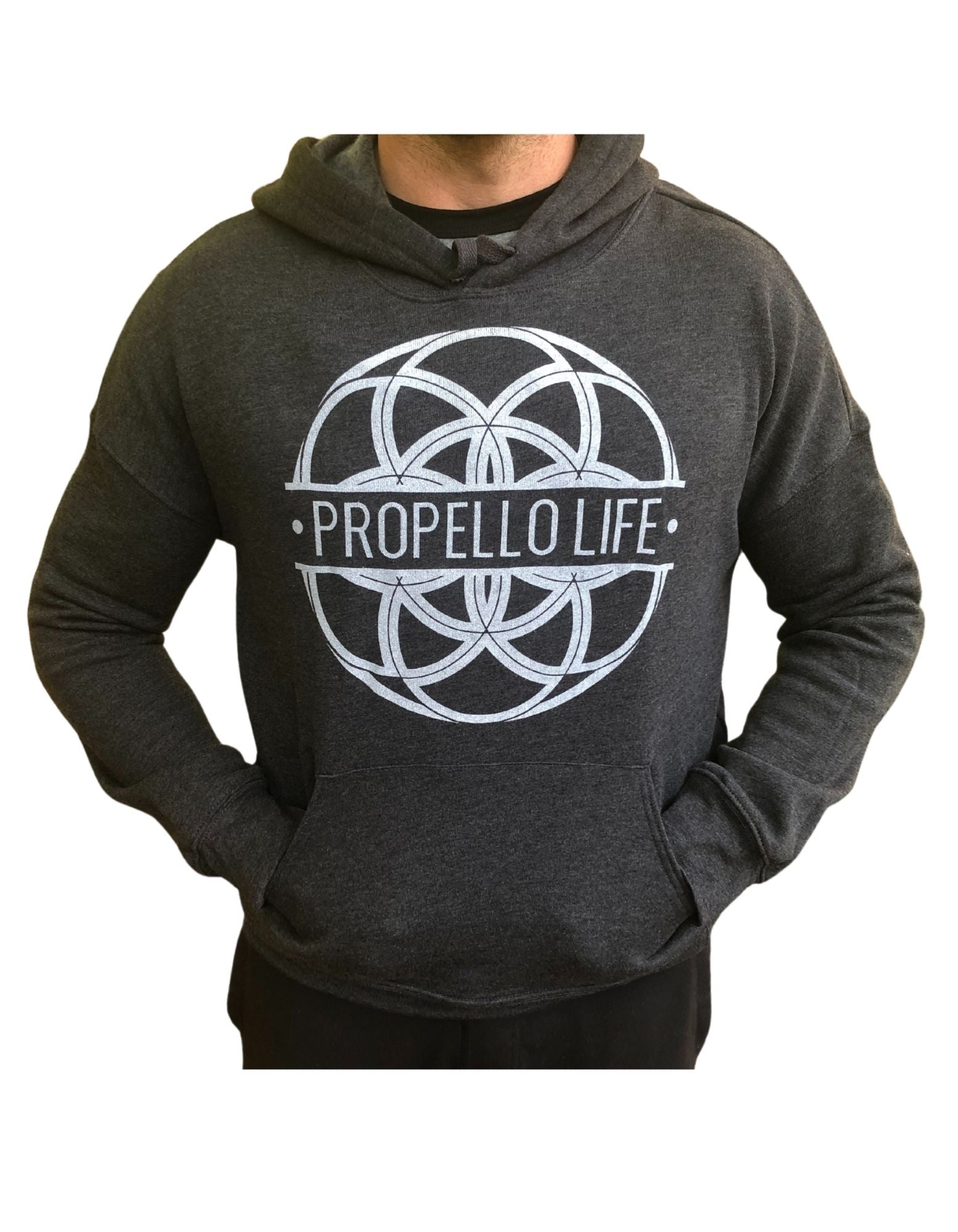 Propello Life Unisex Sponge Fleece Drop Shoulder Hoodie