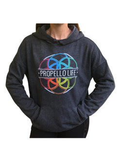 Propello Life Unisex Sponge Fleece Drop Shoulder Hoodie