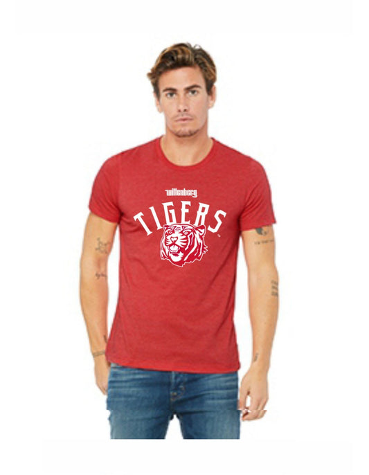 Wittenberg University Tigers super soft tee red