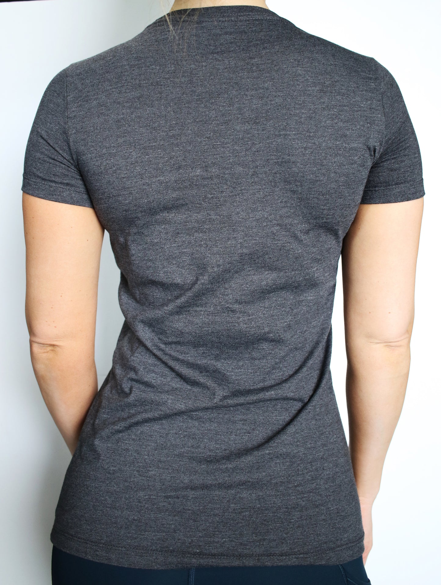 Propello Life multi-color logo women's t-shirt back. support our premium natural supplements