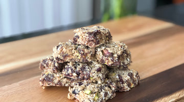 Propello Life Chocolate Chip + Oat Energy Bars - made with oat meal, chocolate chips, whey protein powder, peanut butter, honey and other great ingredients