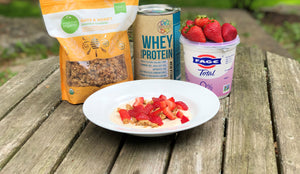 Propello Life Healthy Recipe Blog Greek Yogurt Parfait with Whey Protein