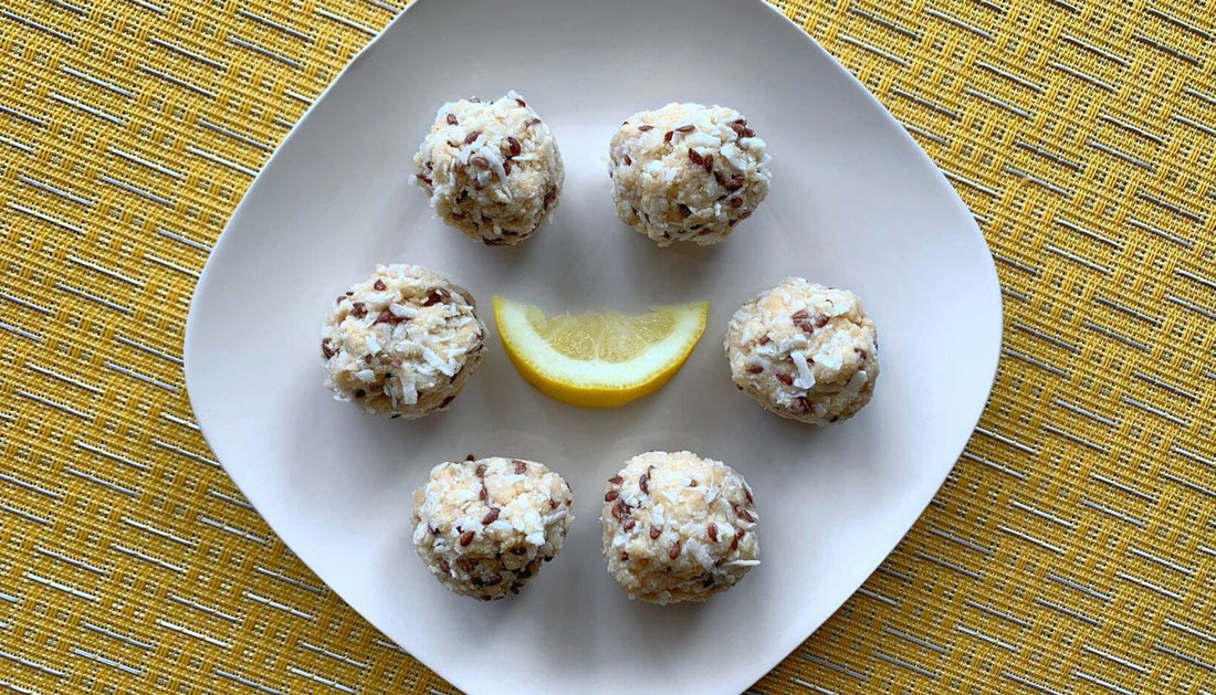 Propello Life Healthy Recipe Lemon Coconut Energy Bites