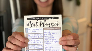 Make healthy meal planning fun and easy with our 3 step guide!  Also, you will find healthy twists to some of your favorite meals, so it doesn't feel like you are eating kale salads for every meal.  Bonus - this healthy meal plan works for families too!