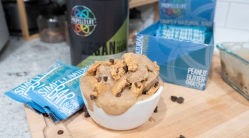 Propello Life healthy recipe for protein cookie dough ice cream web banner