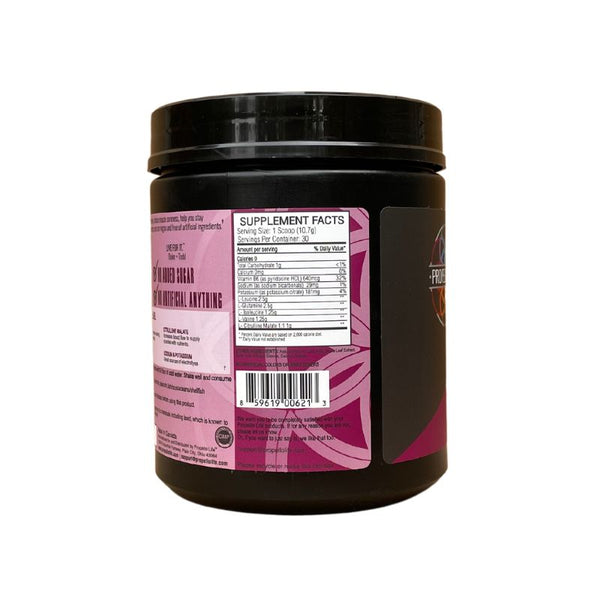 Propello Life Rejuvenating Aminos Cherries + Vanilla supplement facts panel. Our Aminos are the best vegan amino acid