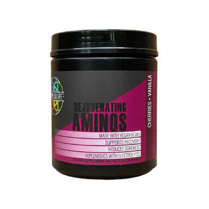 Propello Life Rejuvenating Aminos Cherries + Vanilla product image. Our Aminos are the best vegan amino acids
