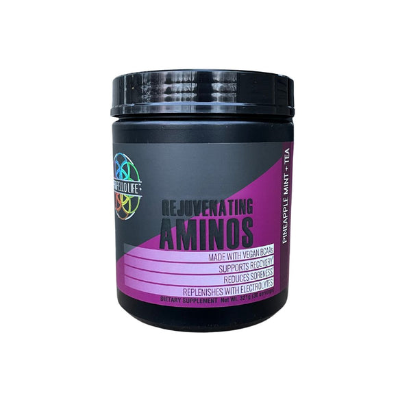 Propello Life Rejuvenating Aminos Pineapple Mint + Tea product image. Our Aminos are the best vegan amino acids