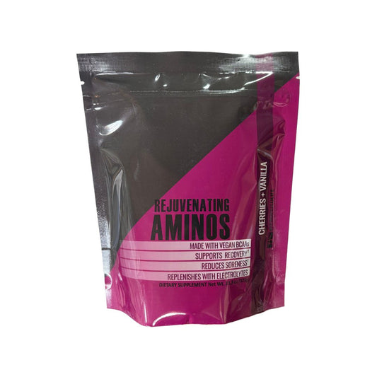 Propello Life Rejuvenating Aminos Cherries + Vanilla product image. Our Aminos are the best vegan amino acids