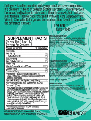 Propello Life Collagen+ Sweet Vanilla creamer is the best collagen protein powder supplement facts