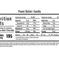 Propello Life Power Butter Vanilla Nutrition Facts by Peanut Butter and Jenny