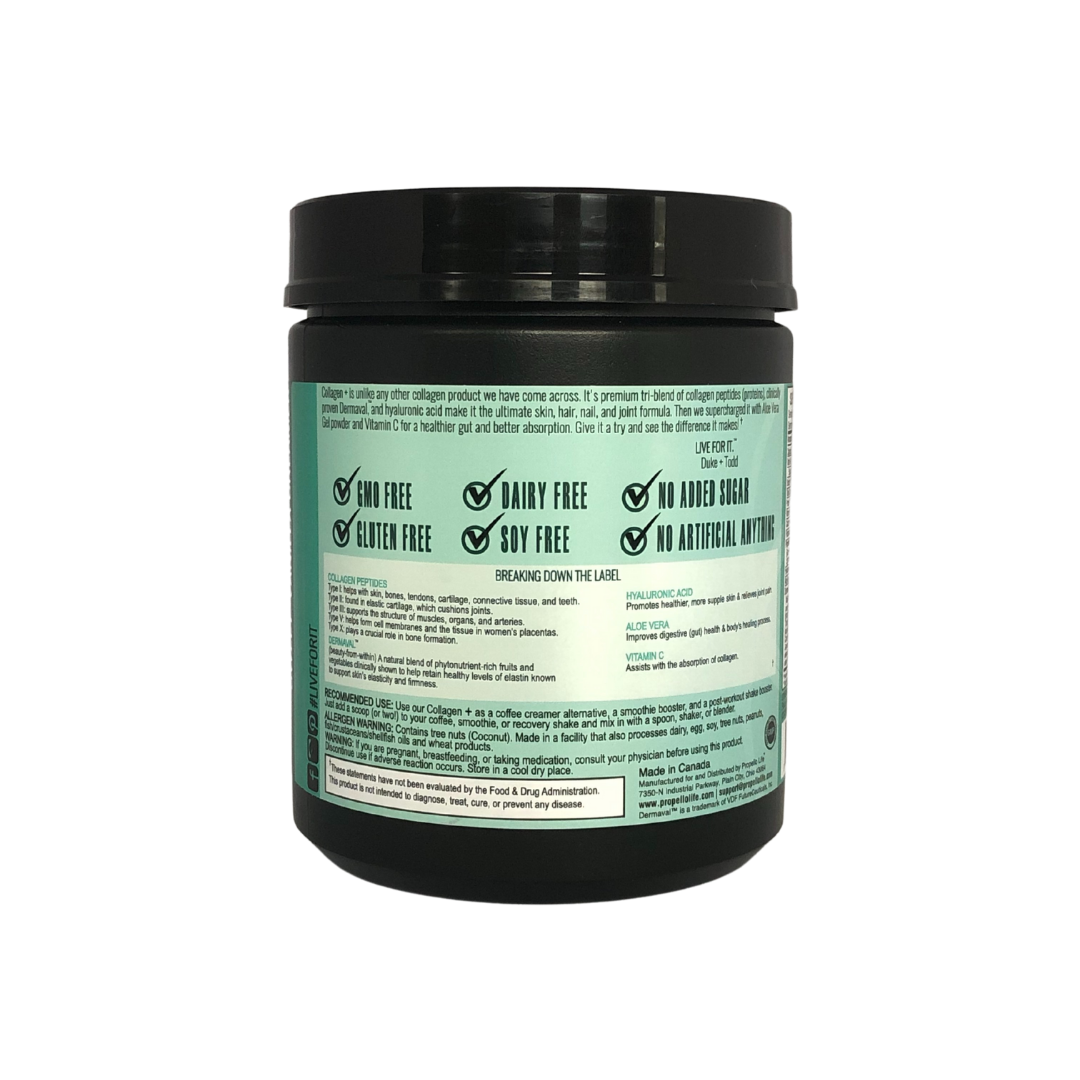 Collagen+ key benefits product image. Propello Life Collagen+ is the best collagen protein powder