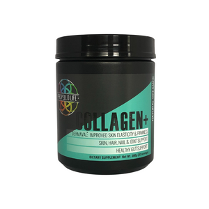 Collagen+ product image front panel. Propello Life Collagen+ Natural Creamer is the best collagen protein powder