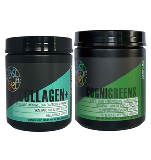 Propello Life look good feel good bundle has collagen protein and superfood greens