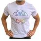 Propello Life Unisex Tee _ white with Full Color Logo front