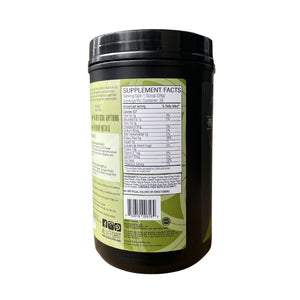 Propello Life Vegan Protein Dirty Chocolate Supplement Facts panel 