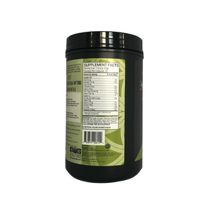 Propello Life Vegan Protein Spiced Vanilla supplement facts panel. Our Vegan Protein is the best plant based protein and is non-gmo