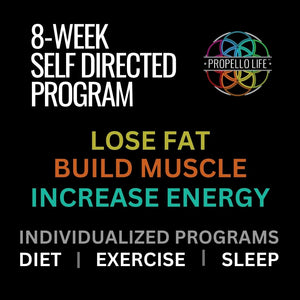 Propello Life's 8 Week Challenge Self Directed Program lean muscle percentage