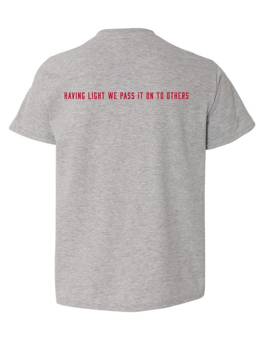 Wittenberg University super soft Toddler Tee Witt legacy logo back