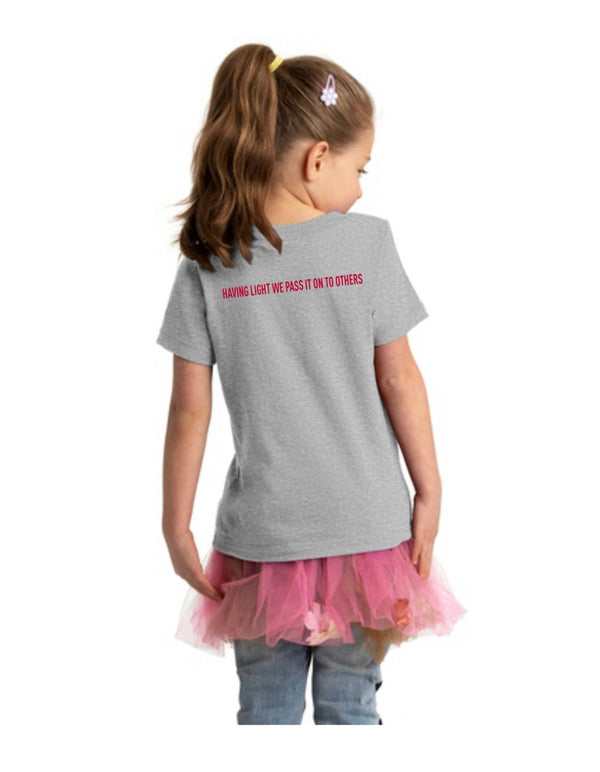 Wittenberg University super soft Toddler Tee W legacy logo back