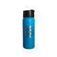 Propello Life 18oz Stainless Steel Water Bottles for our premium natural supplements blue