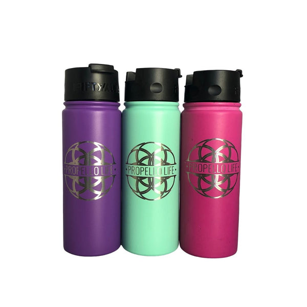 Hydro flask cheap green pink purple