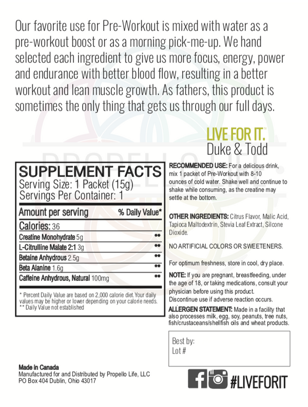 Sample Packet: PRE-WORKOUT: The Best Vegan Pre Workout