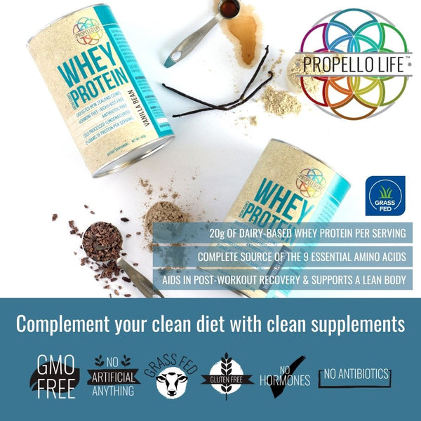 propello life whey protein is a certified grass fed whey protein